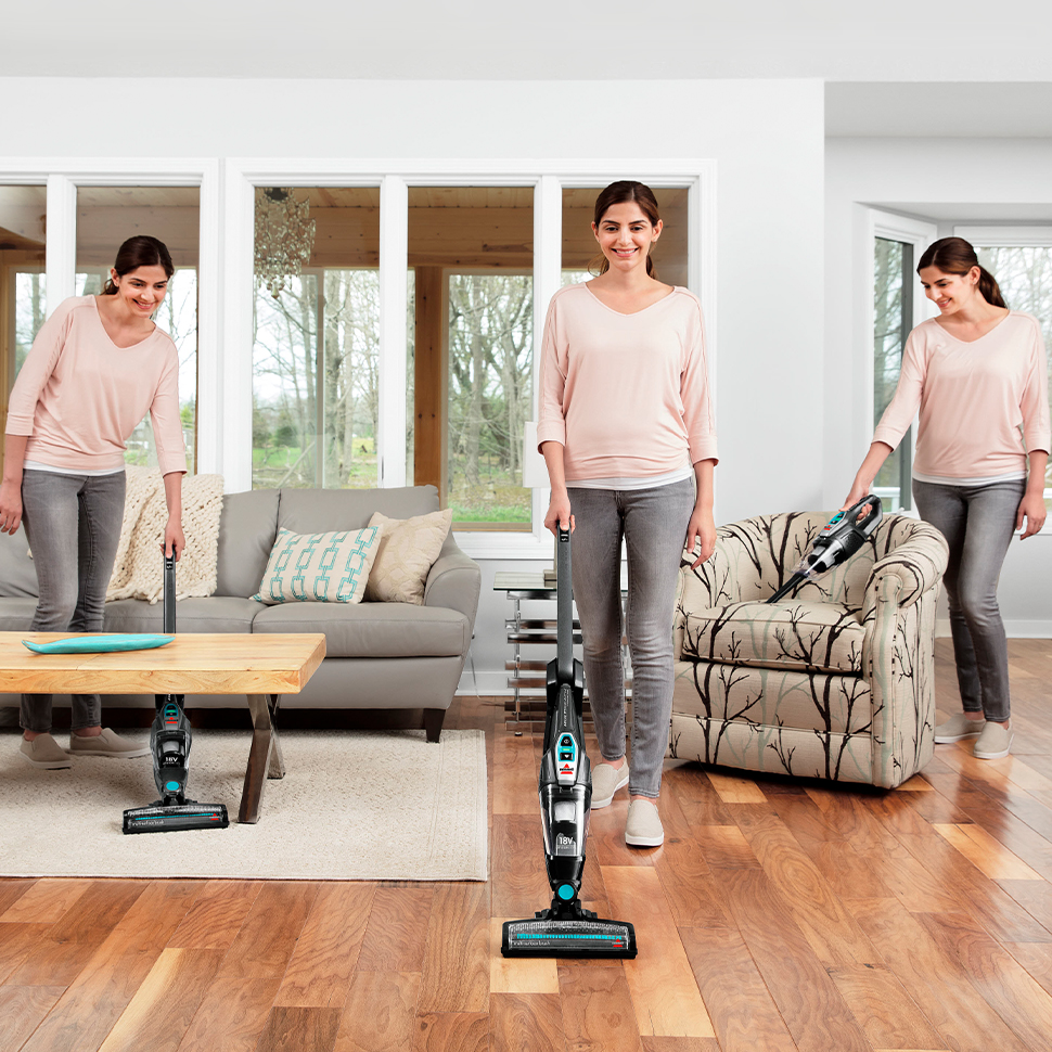 Maak volledige ruimtes schoon