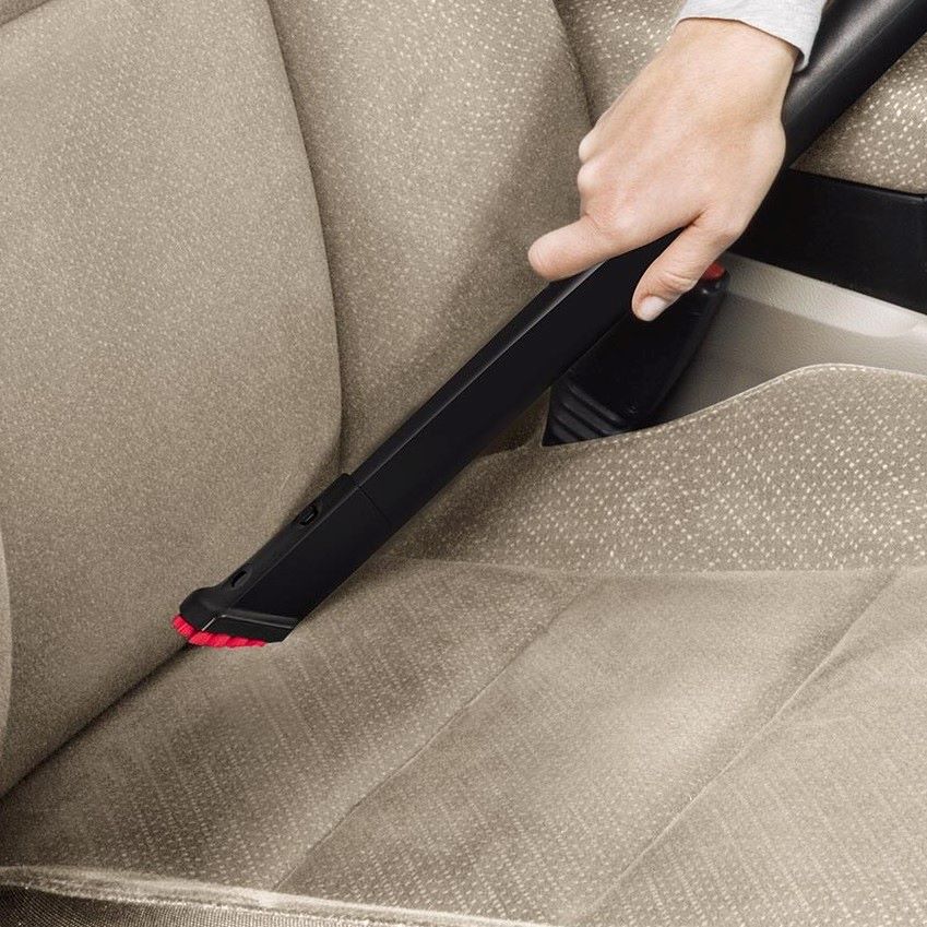 Spleetzuiger met borstel voor nauwe ruimtes