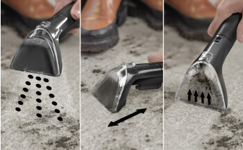 Verwijder vuil en vlekken