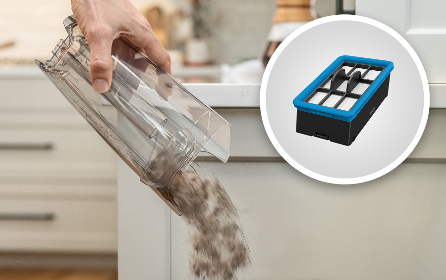 Het filter schoonhouden